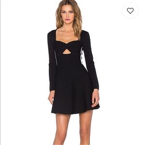 NBD x Naven Bandage Dress with Skater Skirt Bottom